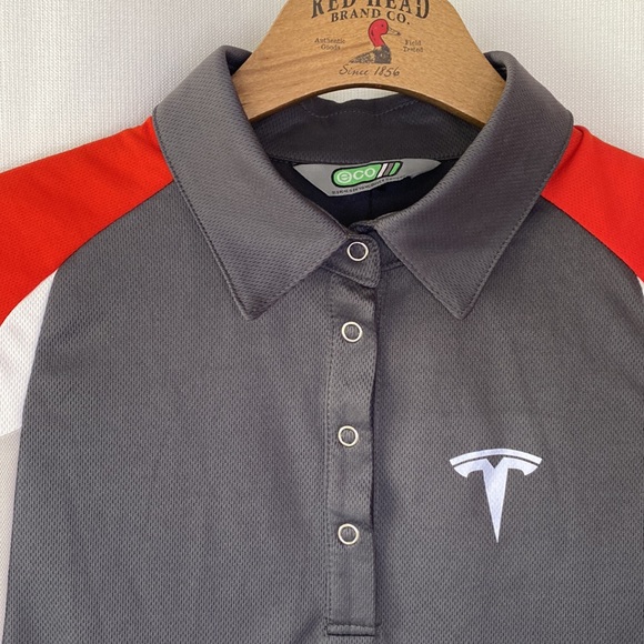 TESLA Golf Polo Ladies Medium - Picture 2 of 7